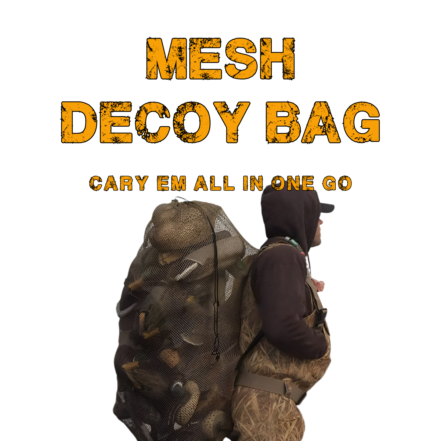 Lightweight Duck Hunting Decoy Mesh Bag
