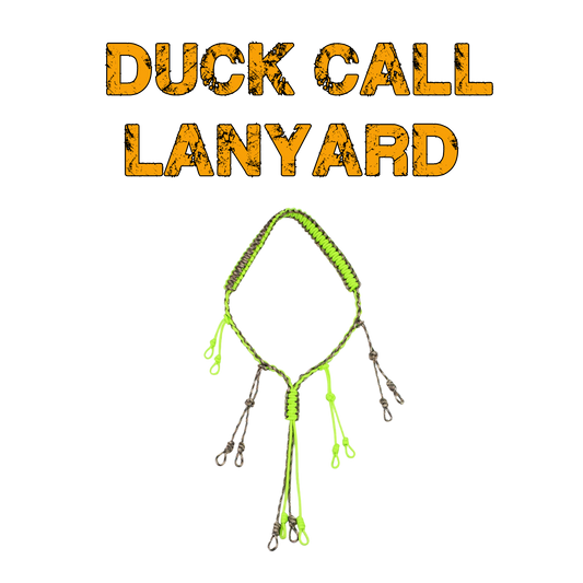 Adjustable Duck Call Lanyard with 12 Rings